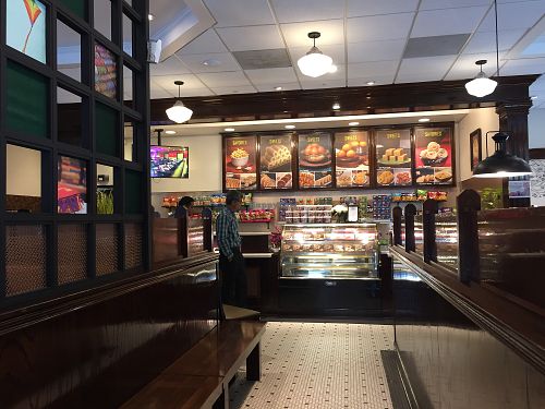 Counter at Adyar Ananda Bhavan A2B in South Plainfield