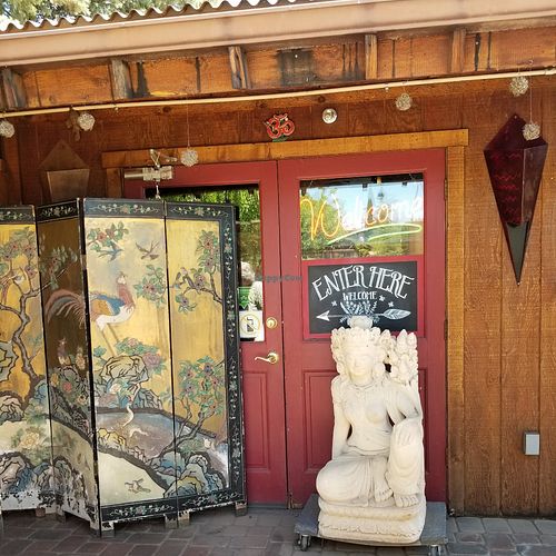 Entrance at ChocolaTree Organic Oasis in Sedona