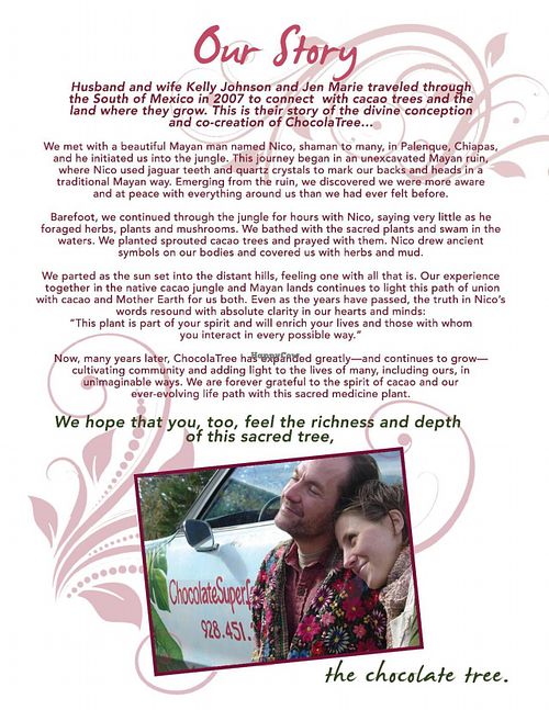 How ChocolaTree came to be...  at ChocolaTree Organic Oasis in Sedona