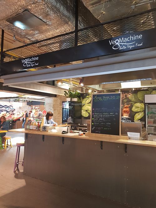 The kiosk at Veg Machine in Tallinn