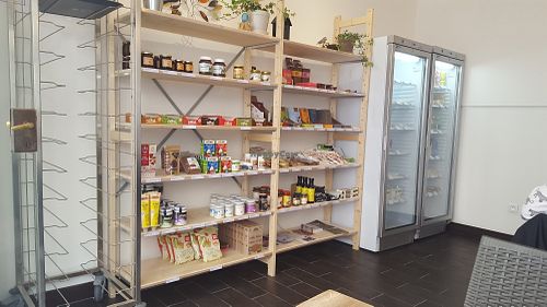 vegan store at Tree House in Nantes