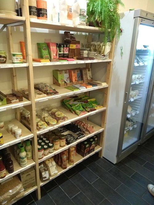 Shelves at Tree House in Nantes