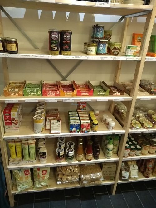 Shelves at Tree House in Nantes