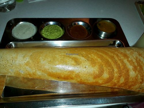 Paper Masala Dosa at Saravana Bhavan - Silom in Bangkok