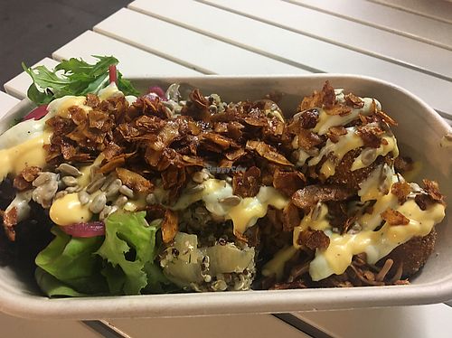 Sweet Bean Vegan Bowl at Bake and Burger in Logan City