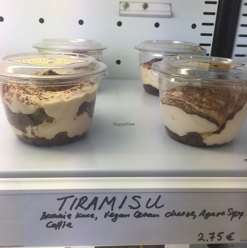 tiramisu  at Vegan Nation in Athens