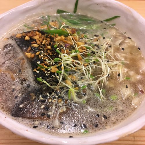 Mushroom umami ramen at Fat Ramen in Helsinki