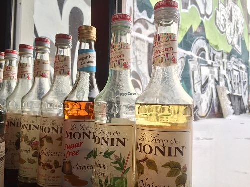 Looking out to back patio at Lemon - Laugavegur in Reykjavik