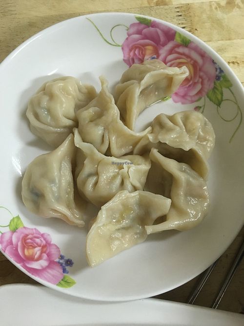 Amazing dumplings!  at He Fong Su Shi Wu in Hsinchu