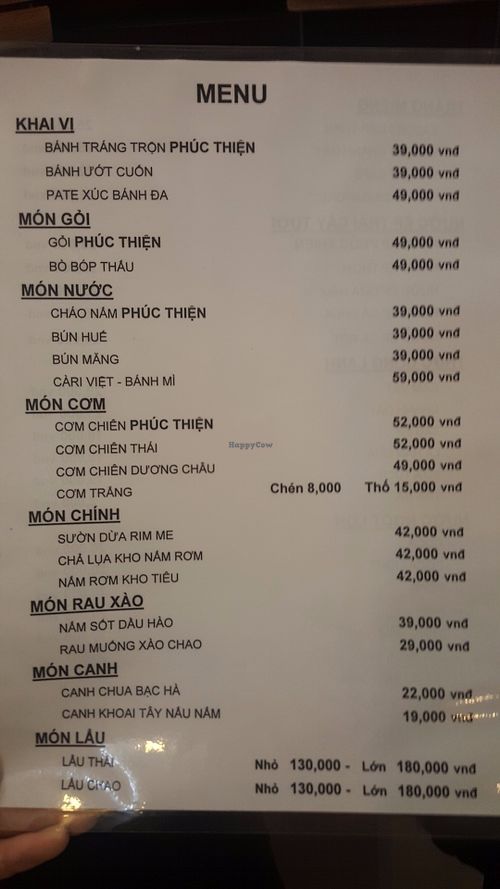 . at Phuc Thien in Ho Chi Minh City