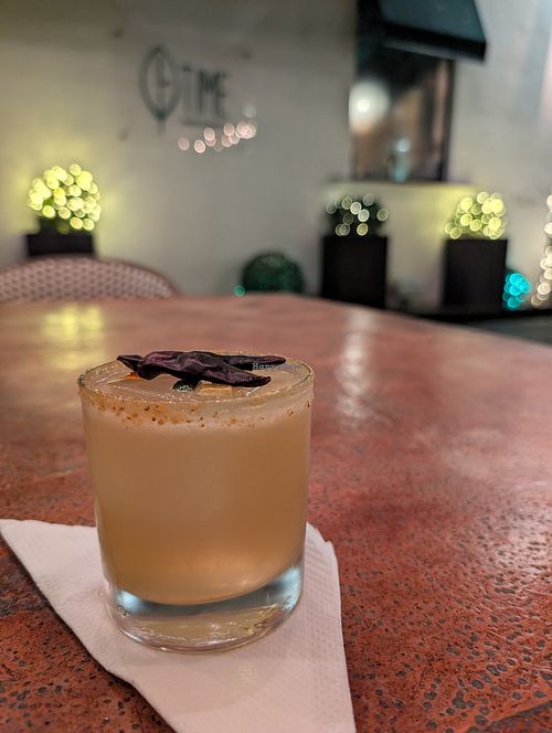 Cocktail at TIME Vegetarian Kitchen in Santo Domingo