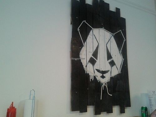 Grumpy Panda decor at Grumpy Panda Slice Shop & Deli in Gateshead