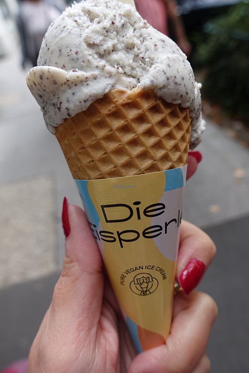 poppy seed ice cream, sooo good! at Die Eisperle - Kaiserfeldgasse in Graz