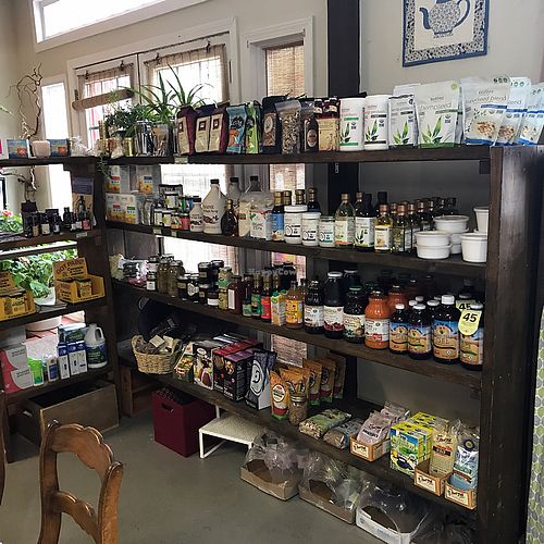 natural grocery at Merry Auld Market & Tea in Boothbay