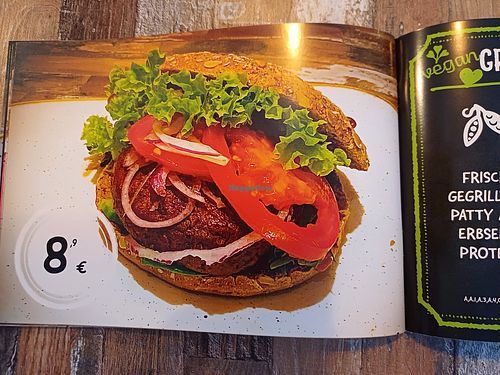 Vegan burger at Burgerbüro  in Cottbus