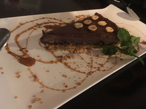 Chocolate tarte at Camaraderia Gastrobar in Belo Horizonte