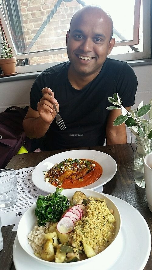 Officially a Happy Herbivore! at Herbivore in Cardiff