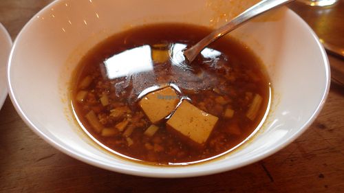 Peking soup at Veggie Heroes - Blegdamsvej in Copenhagen