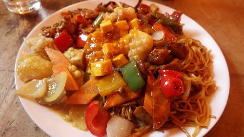 Plate 2 at Veggie Heroes - Blegdamsvej in Copenhagen