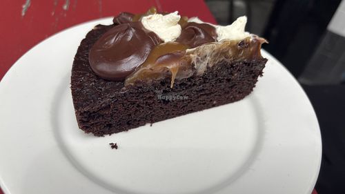 Chocolate pudding   at Let Them Eat Vegan in Dunedin