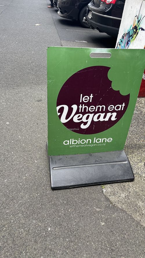 The lane  at Let Them Eat Vegan in Dunedin