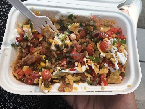 The spicy bowl at The Burrow - Food Truck in Vancouver
