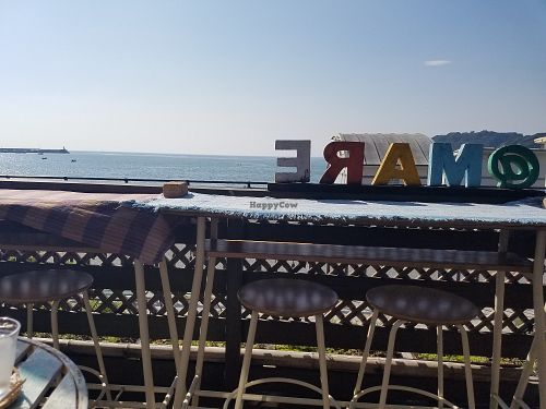 ocean view on terrace at AT MARE in Zushi