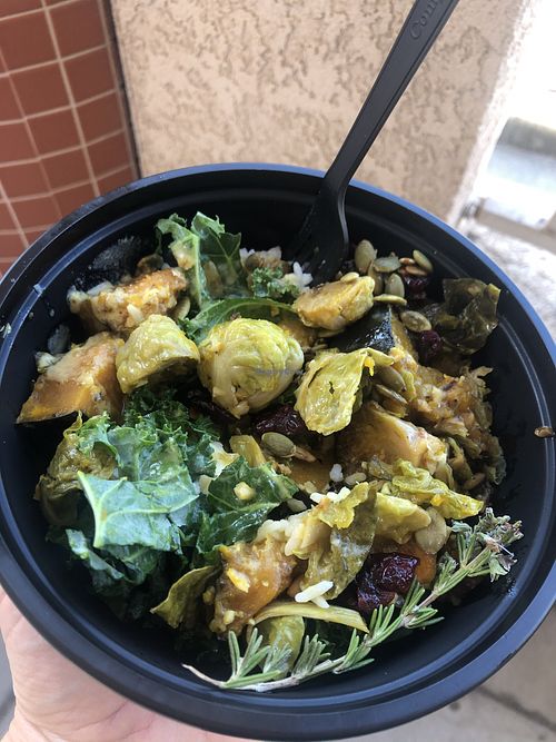 Harvest bowl...soooooo bomb!!! 🤤 at Zest Kitchen in Rocklin