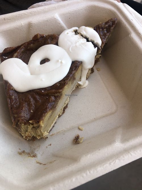 Pumpkin cinnamon roll cheesecake!  Amazing!  at Zest Kitchen in Rocklin