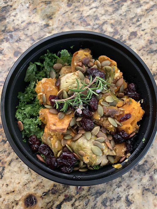Autumn Harvest Bowl…sooooo good!   at Zest Kitchen in Rocklin
