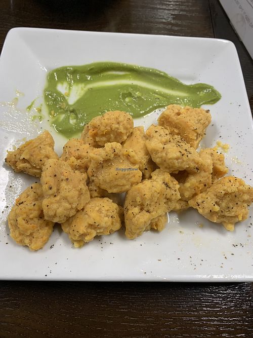 Sweet potato gnocchi with pesto sauce   at Zest Kitchen in Rocklin