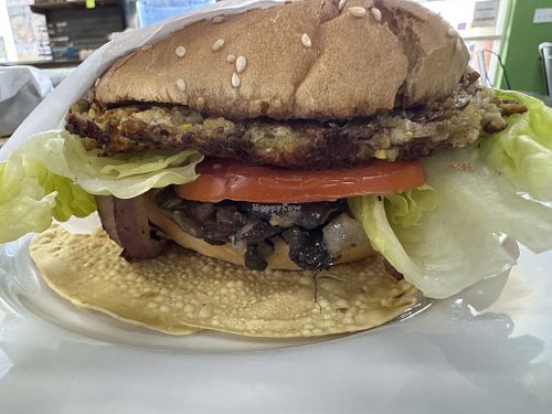 Tiger burger   at Zest Kitchen in Rocklin