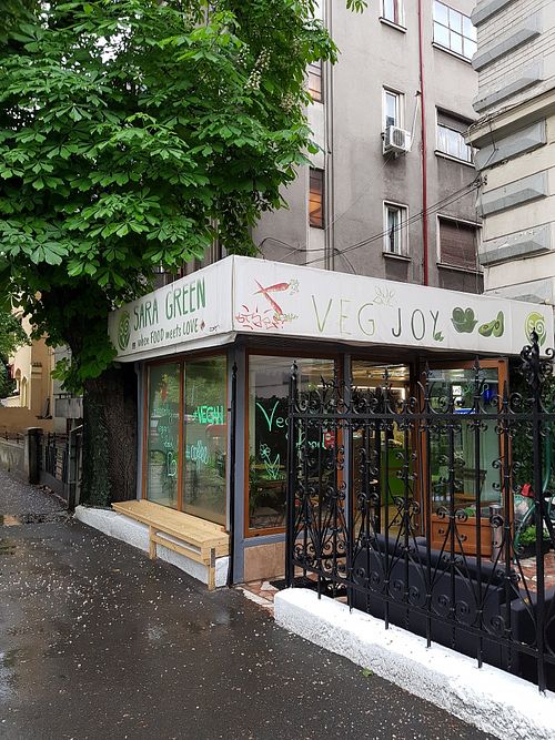 Exterior at Sara Green - Vegan Bistro in Bucharest