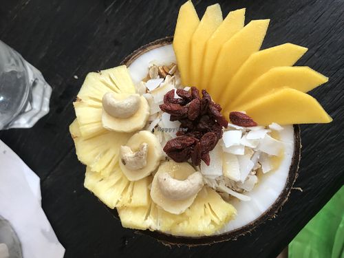 Copacabana smoothie bowl at Cafe Organic in Canggu
