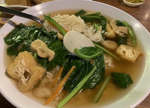 Vegan Mui Fan: no wok hei 😌  at Time's Vege 时'素 in West Singapore