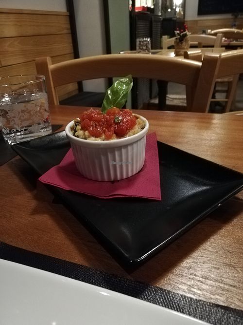 Vegan parmigiana at Bistrot Veg & Veg in Rome