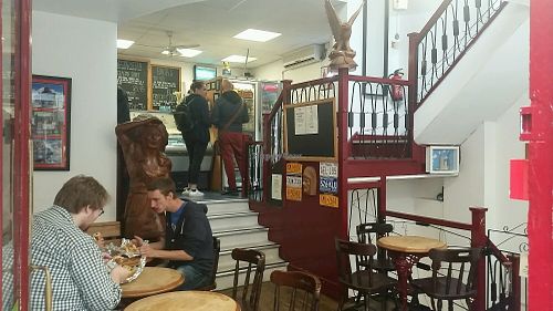 inside at New York Deli in Cardiff