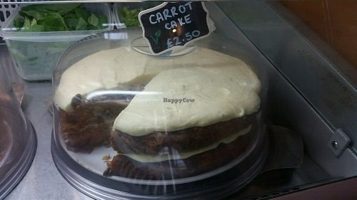 Carrot cake at New York Deli in Cardiff