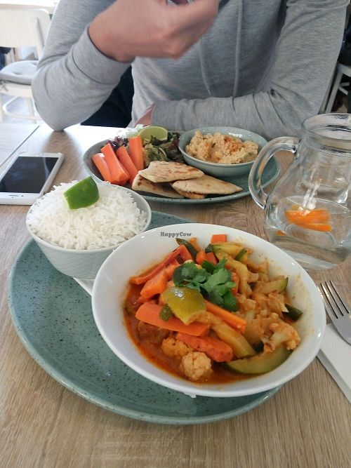 red curry at Happy Bean in Prague