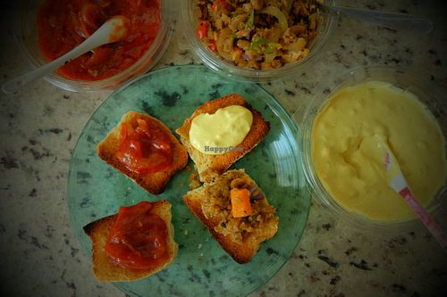 Antipasti at Aurora Restaurante Antiespecista in Porto Alegre
