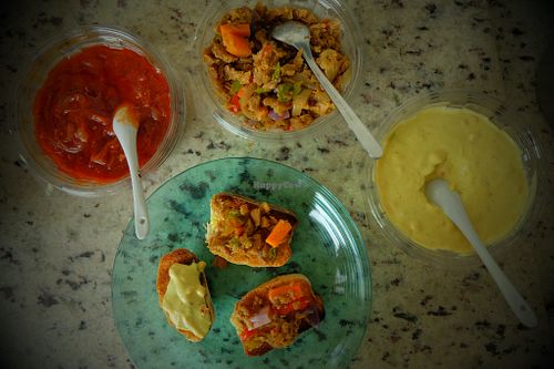 Antipasti at Aurora Restaurante Antiespecista in Porto Alegre