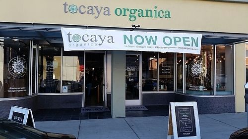 outside at Tocaya Modern Mexican in Santa Monica