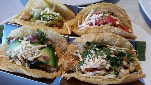 vegan tacos at Tocaya Modern Mexican in Santa Monica