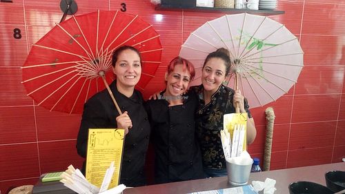 The lovely staff at 798 at 798 in Cadiz