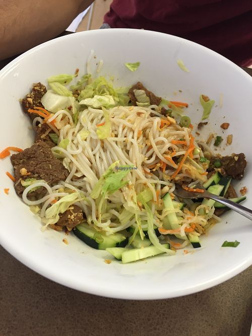 #108 Grilled Lemongrass "Beef" Vermicelli at BobaTea Garden in San Antonio