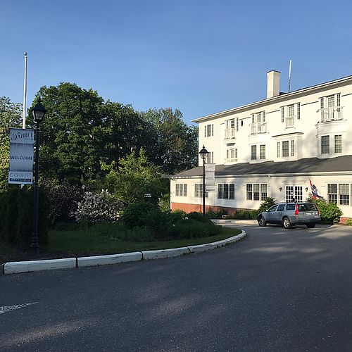 front of inn at Coast Bar + Bistro in Brunswick