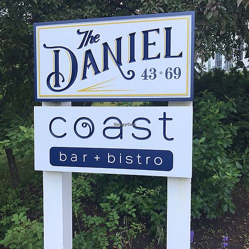 sign at Coast Bar + Bistro in Brunswick