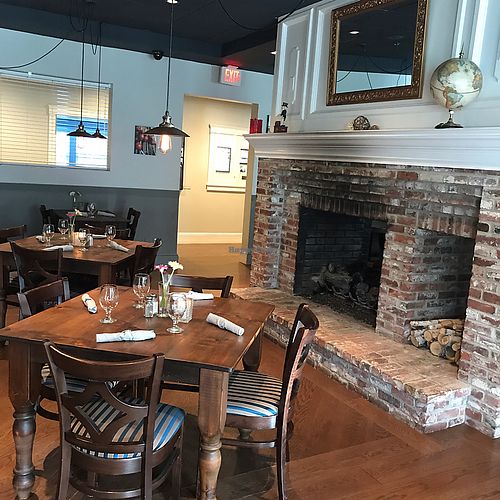 fireside  at Coast Bar + Bistro in Brunswick