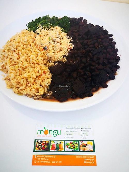 vegan feijoada  at Mongu in Porto