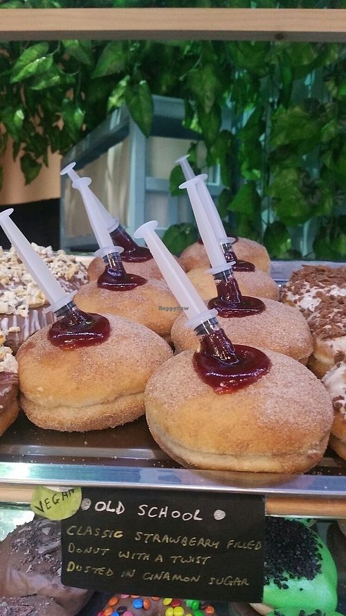 Vegan jam doughnuts at Sweet Freaks in South Yarra